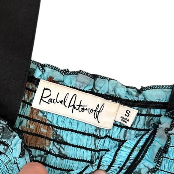 RACHEL ANTONOFF Clarice Smock Tank Dress In Horse Print - Picture 5 of 7